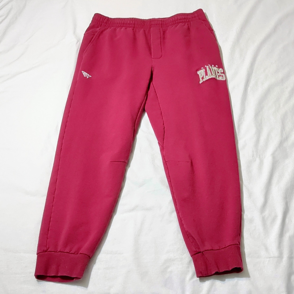 Men's Pink Sweatpants with Logo